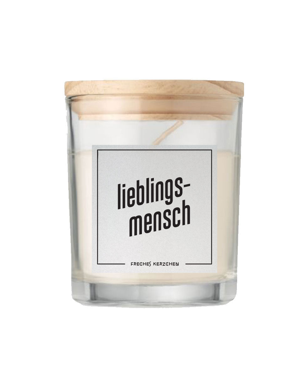 Duftkerze «lieblings mensch»