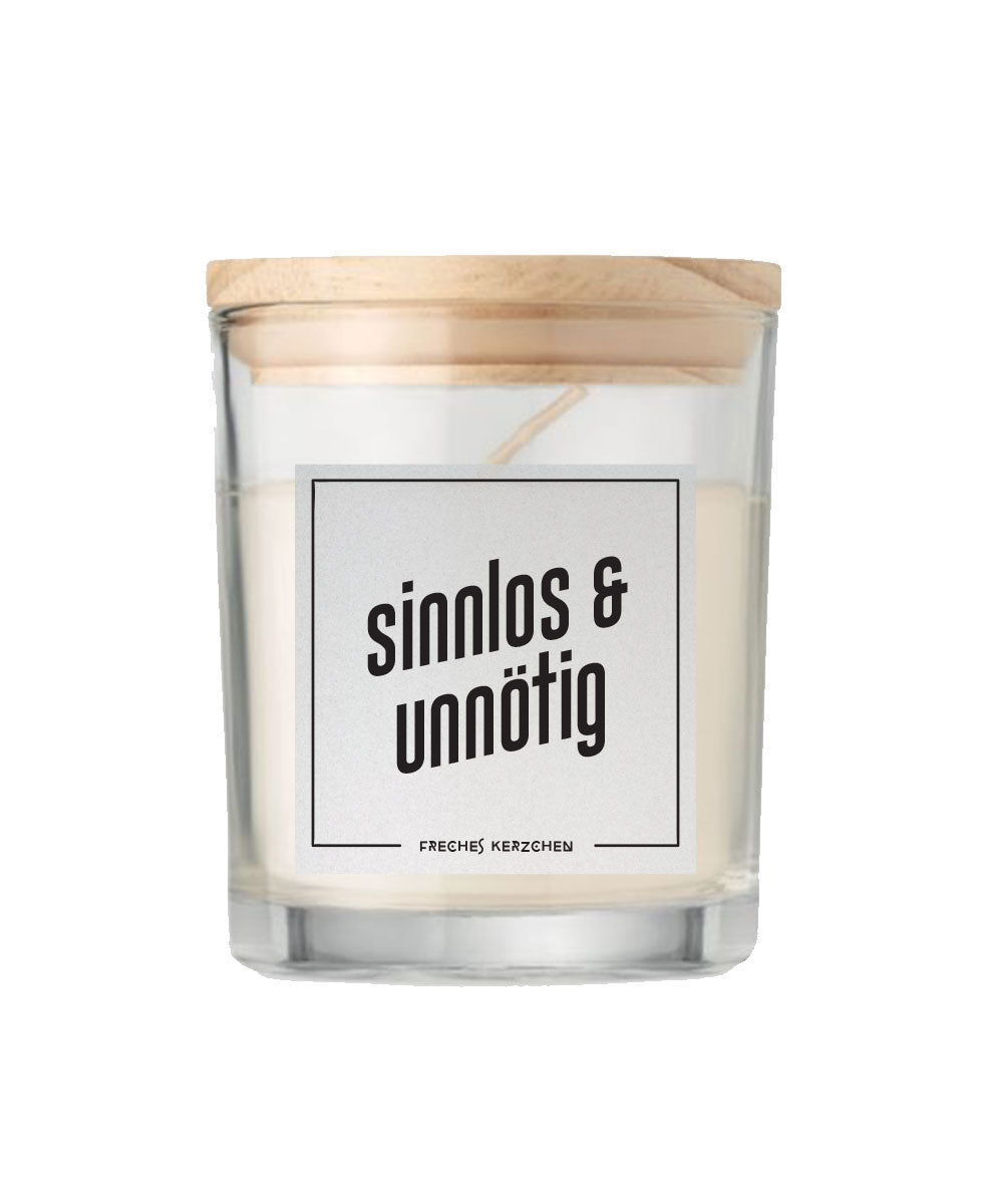 Duftkerze «sinnlos & unnötig»
