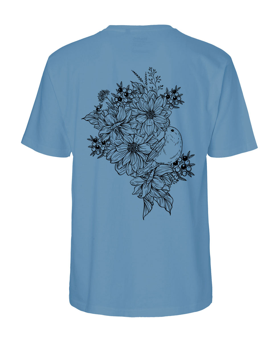 Herren T-Shirt Classic «bird and roses»