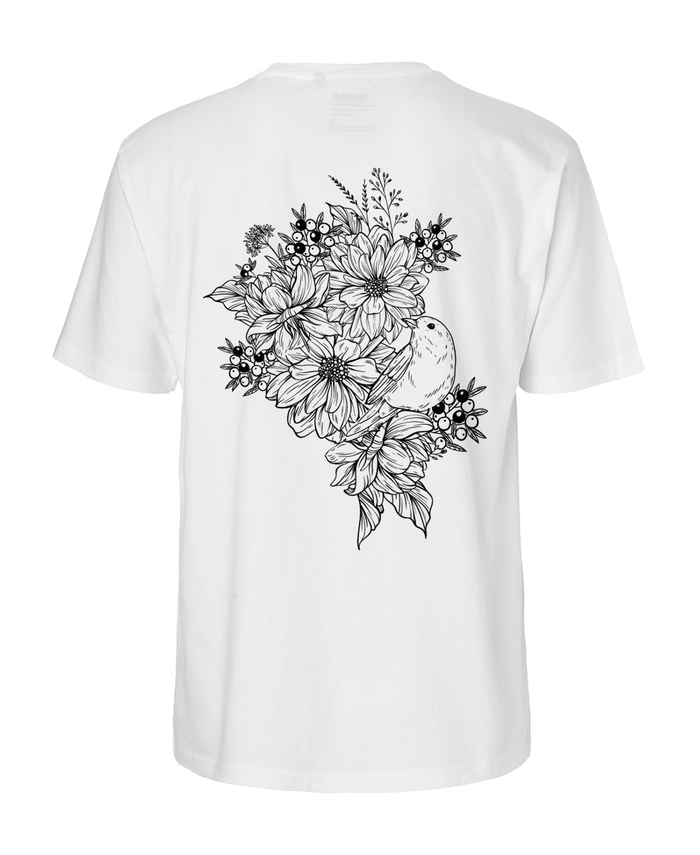 Herren T-Shirt Classic «bird and roses»