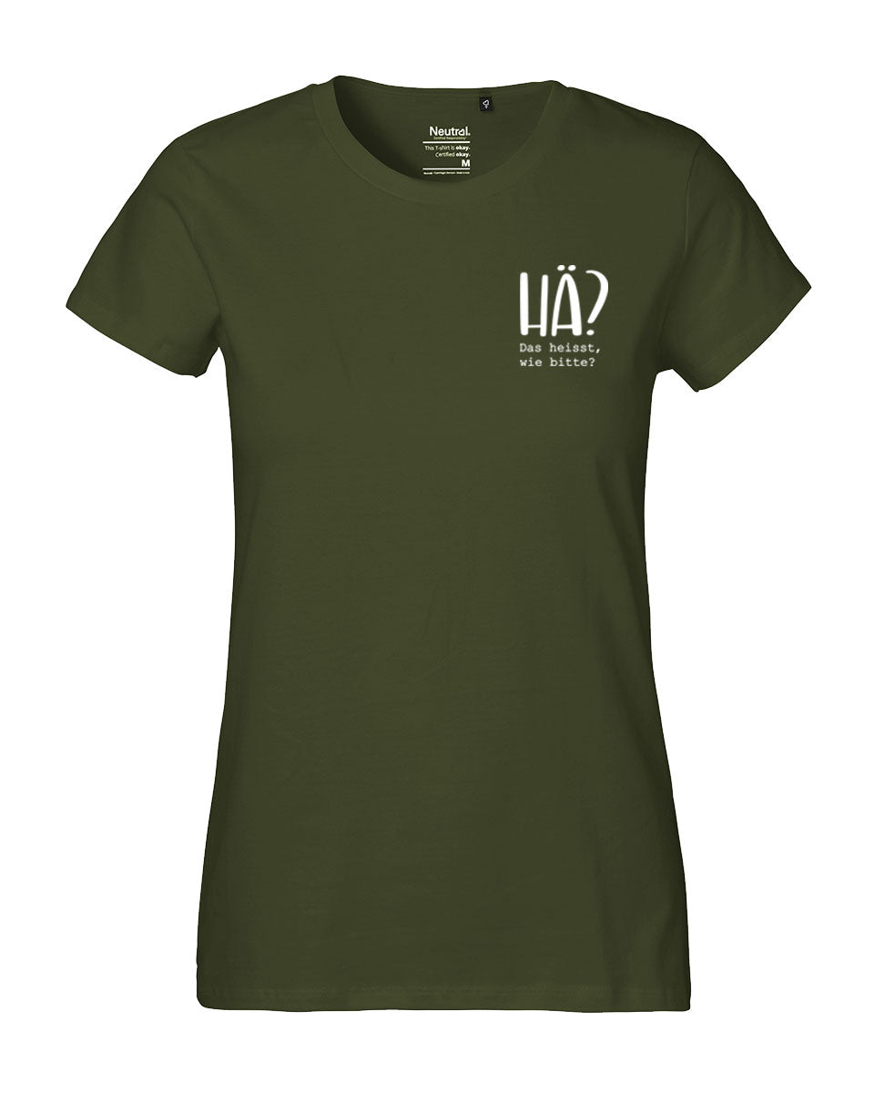 Damen T-Shirt Classic «Hä?»