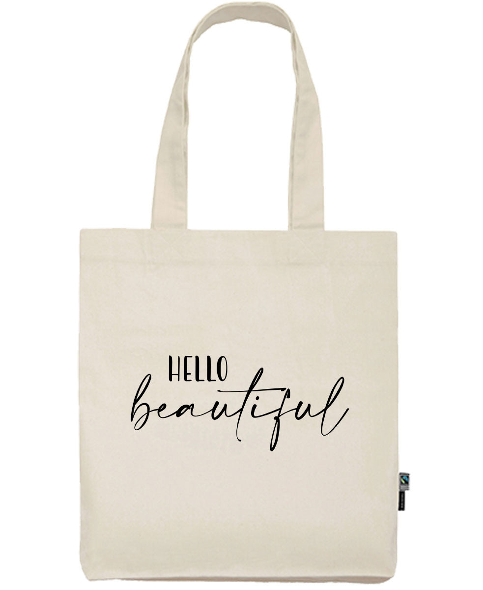 Baumwolltasche «Hello Beautiful»