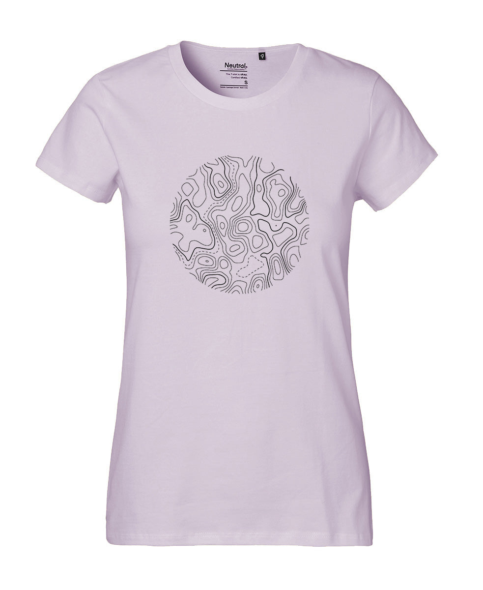 T-Shirt Classic Damen «Höhenlinien»