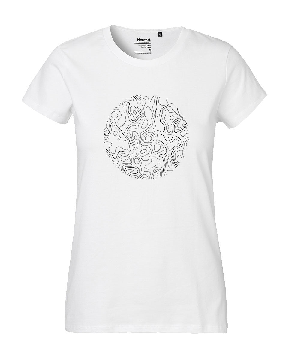 T-Shirt Classic Damen «Höhenlinien»