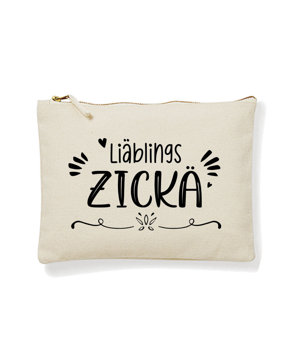 Kulturbeutel Pouch «Liäblings Zickä»