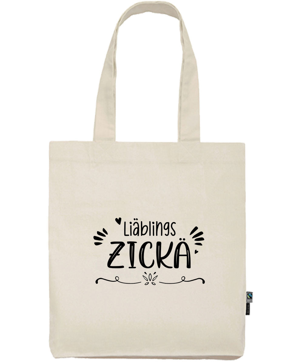Baumwolltasche «Liäblings Zickä»