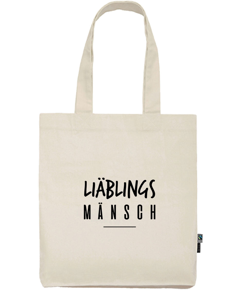 Baumwolltasche «Liäblings Mänsch»