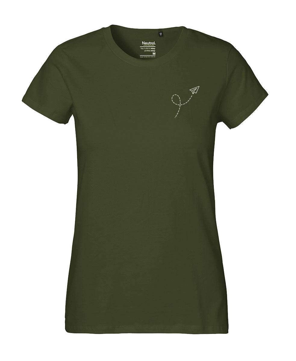 Damen T-Shirt Classic «Papierflieger»