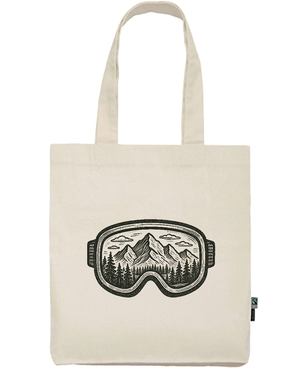 Baumwolltasche «Skibrille»