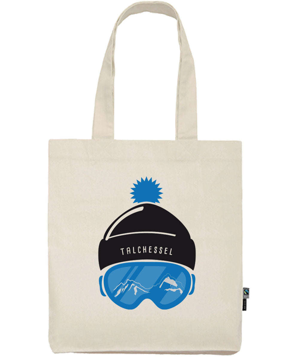 Baumwolltasche «Skifahrer»
