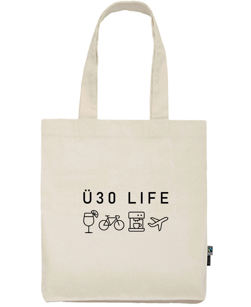 Baumwolltasche «Ü30 Life»