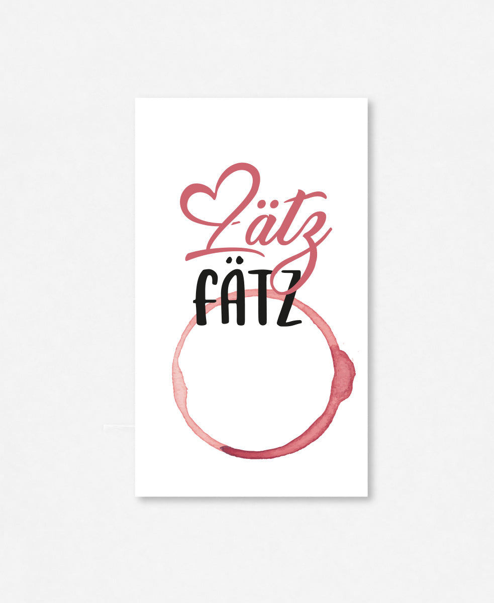 Flaschenetikette «Lätz Fätz»