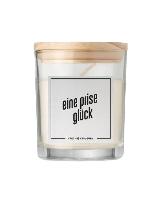 Duftkerze «eine prise glück»