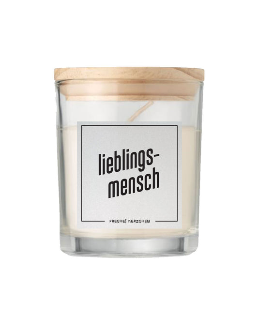 Duftkerze «lieblings mensch»