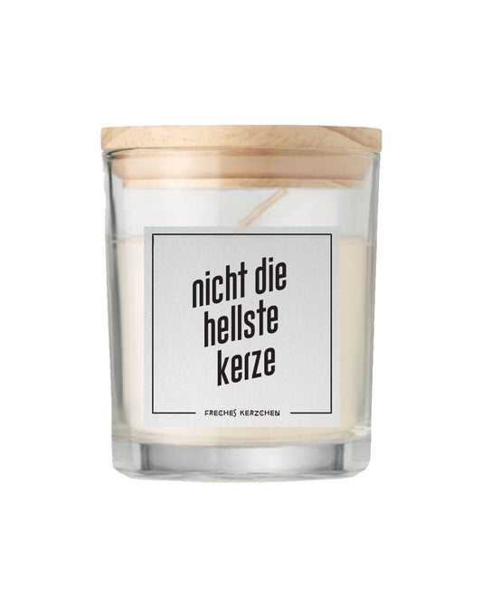 Duftkerze «nicht die hellste Kerze»