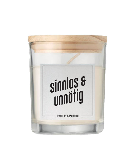 Duftkerze «sinnlos & unnötig»