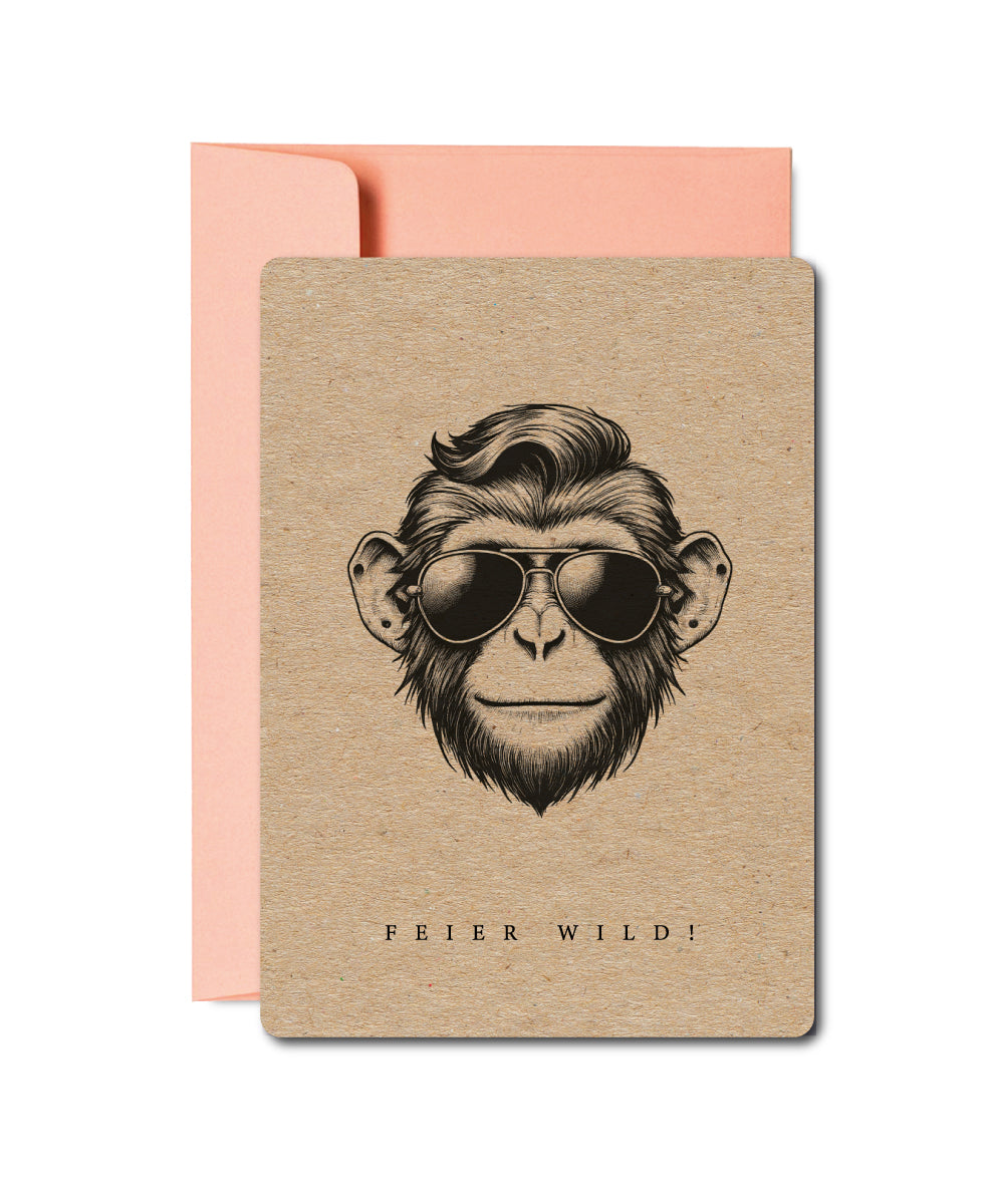 Grusskarten «Wildlife Tiere»