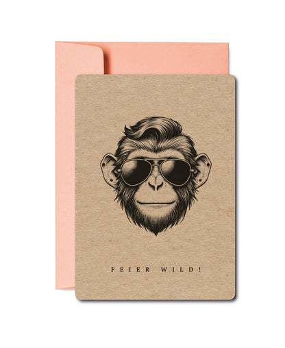 Grusskarten «Wildlife Tiere»