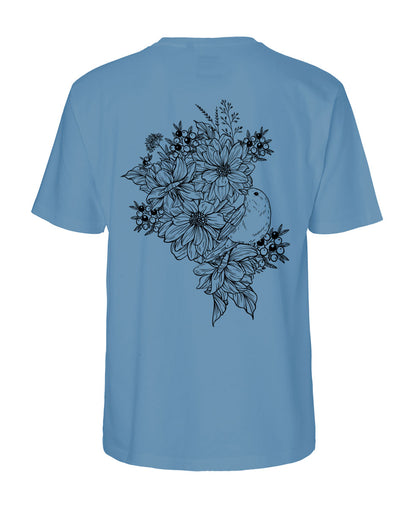 Herren T-Shirt Classic «bird and roses»