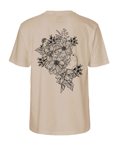 Herren T-Shirt Classic «bird and roses»