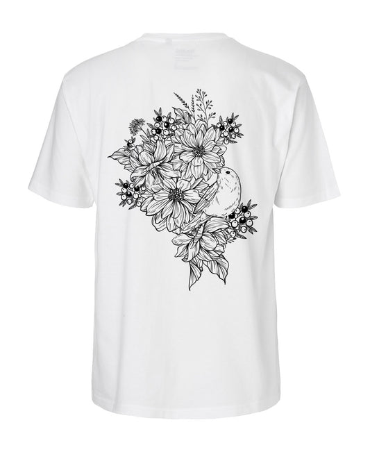 Herren T-Shirt Classic «bird and roses»