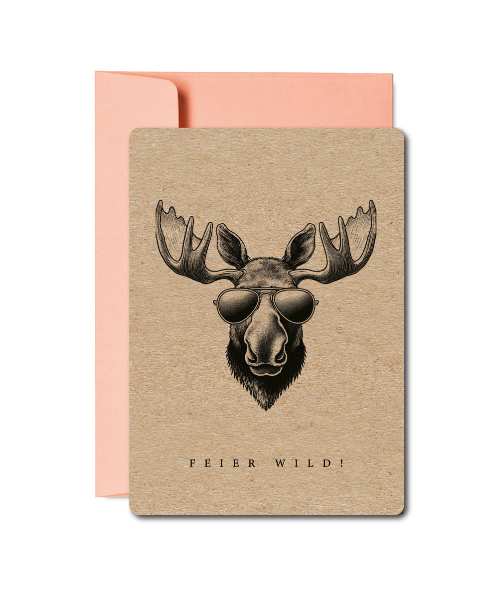 Grusskarten «Wildlife Tiere»
