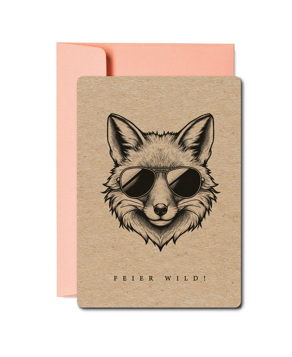 Grusskarten «Wildlife Tiere»