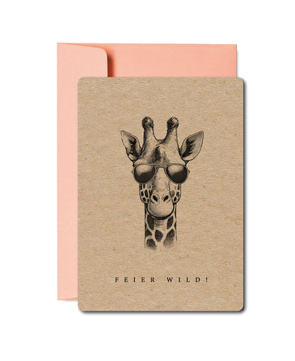 Grusskarten «Wildlife Tiere»