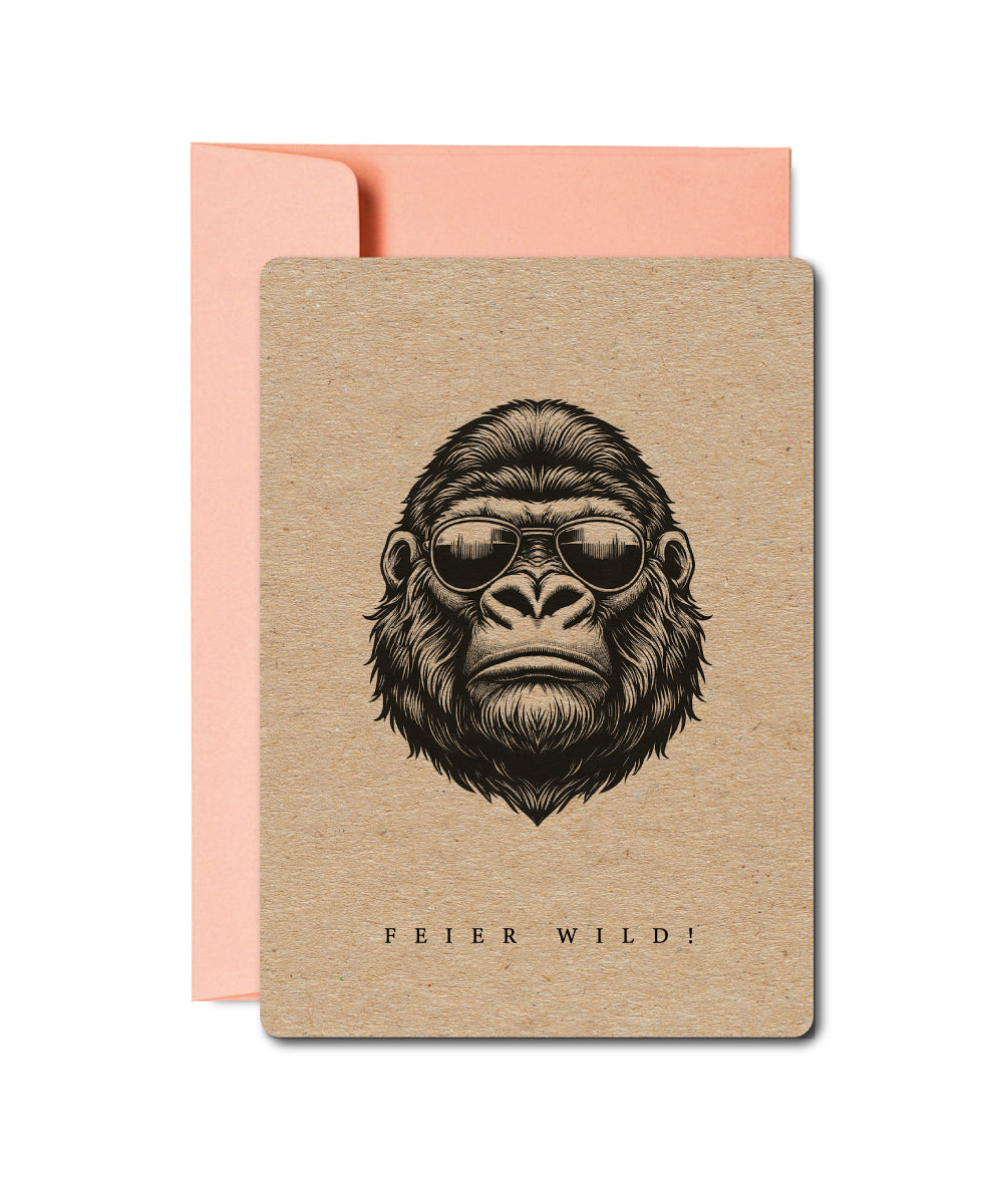 Grusskarten «Wildlife Tiere»