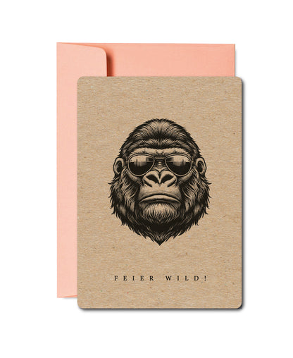 Grusskarten «Wildlife Tiere»