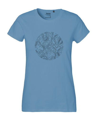 T-Shirt Classic Damen «Höhenlinien»