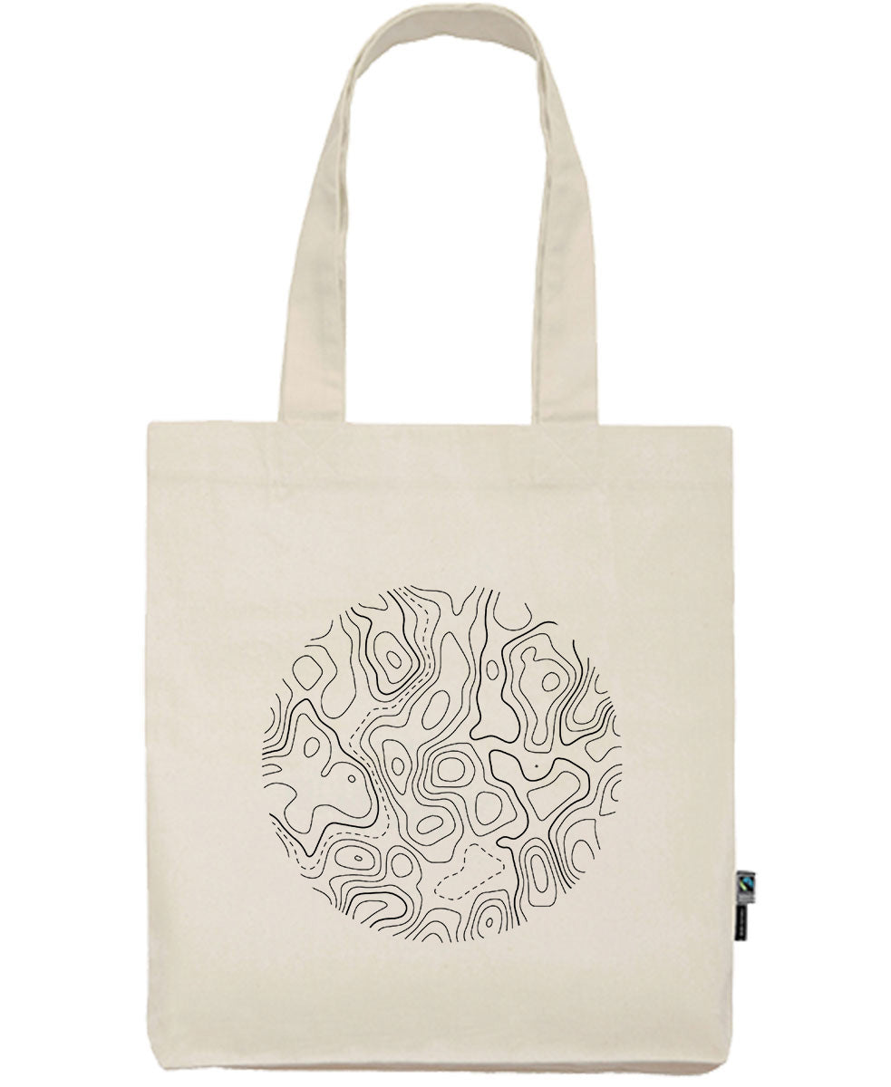 Baumwolltasche «Höhenlinien»