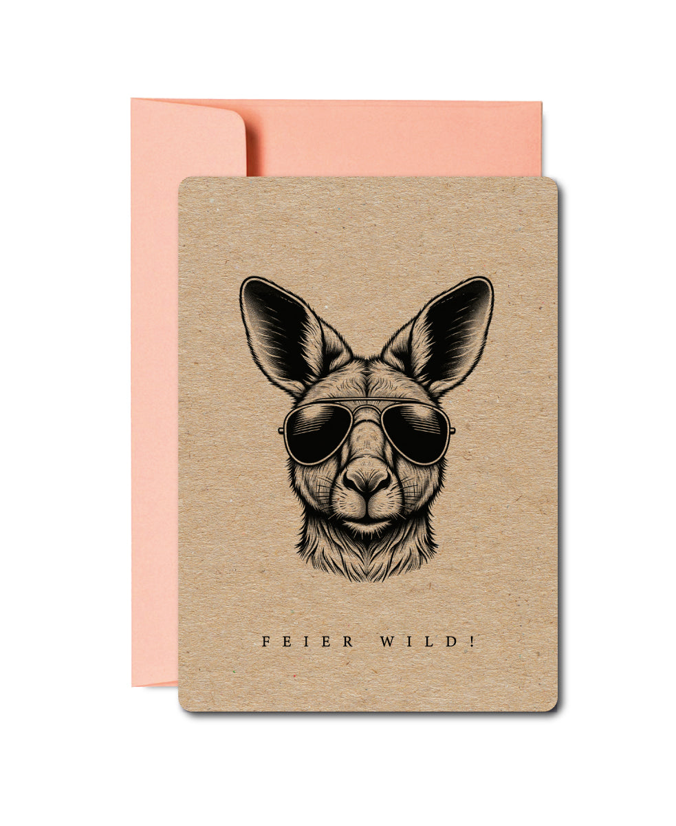 Grusskarten «Wildlife Tiere»
