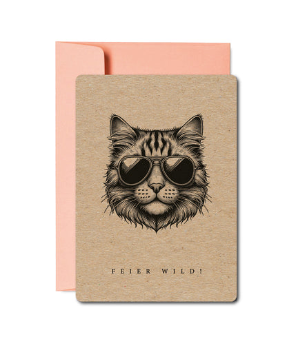 Grusskarten «Wildlife Tiere»
