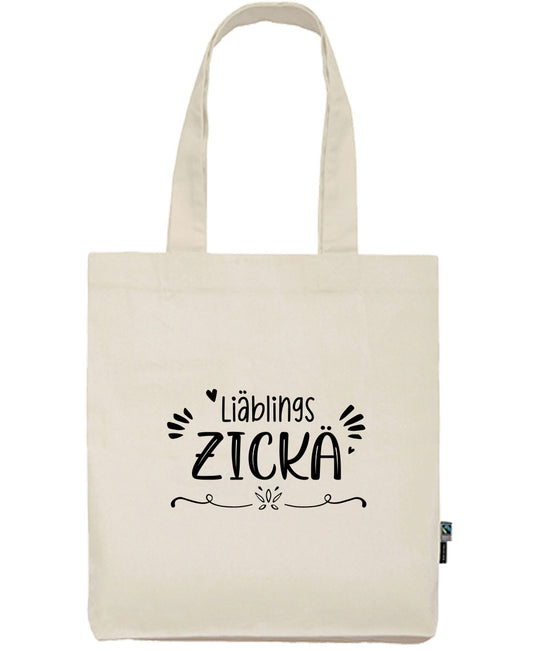 Baumwolltasche «Liäblings Zickä»