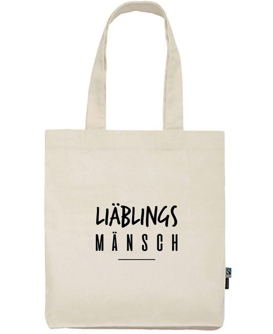 Baumwolltasche «Liäblings Mänsch»