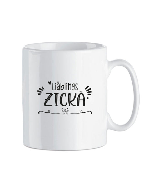 Tasse «Liäblings Zickä»