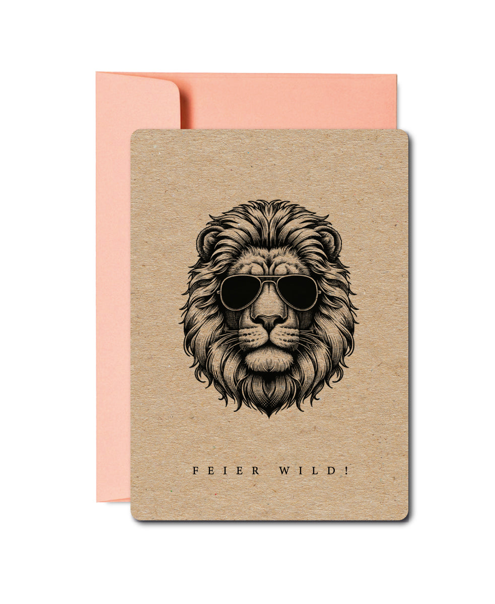 Grusskarten «Wildlife Tiere»