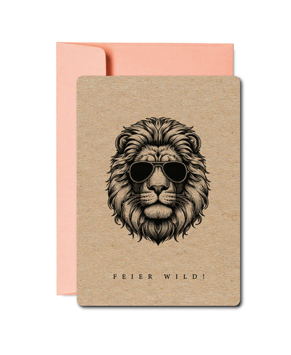 Grusskarten «Wildlife Tiere»