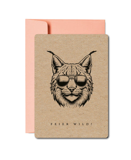 Grusskarten «Wildlife Tiere»