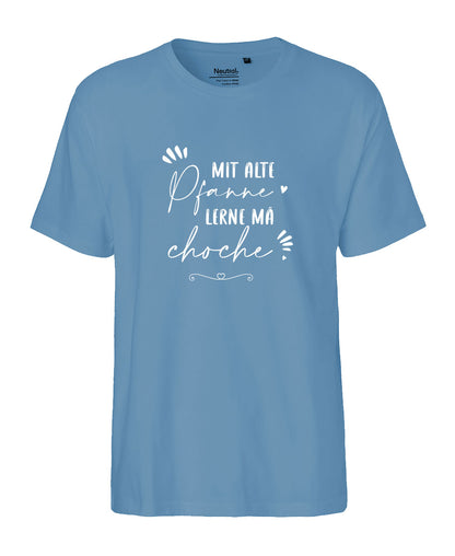 Herren T-Shirt Classic «mit alte Pfanne lerne mä choche»