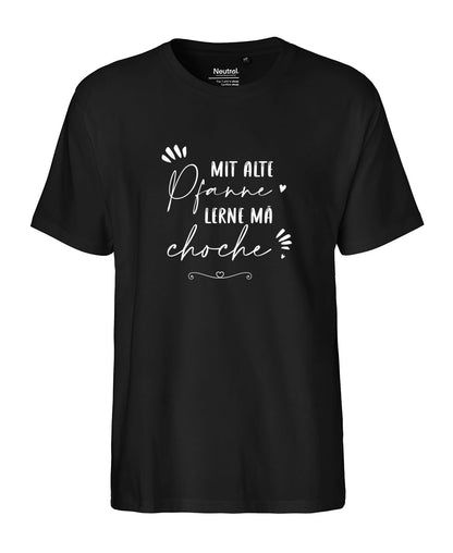 Herren T-Shirt Classic «mit alte Pfanne lerne mä choche»