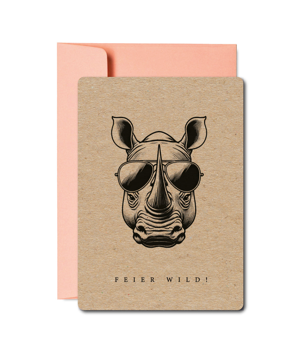Grusskarten «Wildlife Tiere»