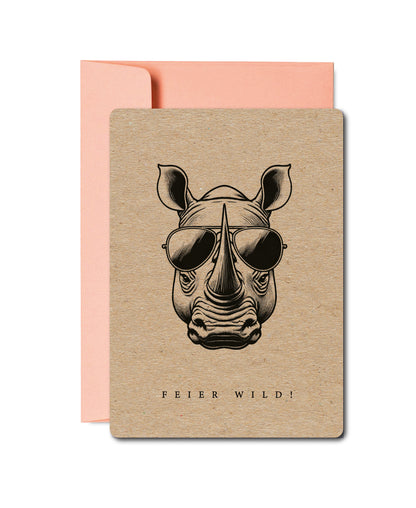 Grusskarten «Wildlife Tiere»