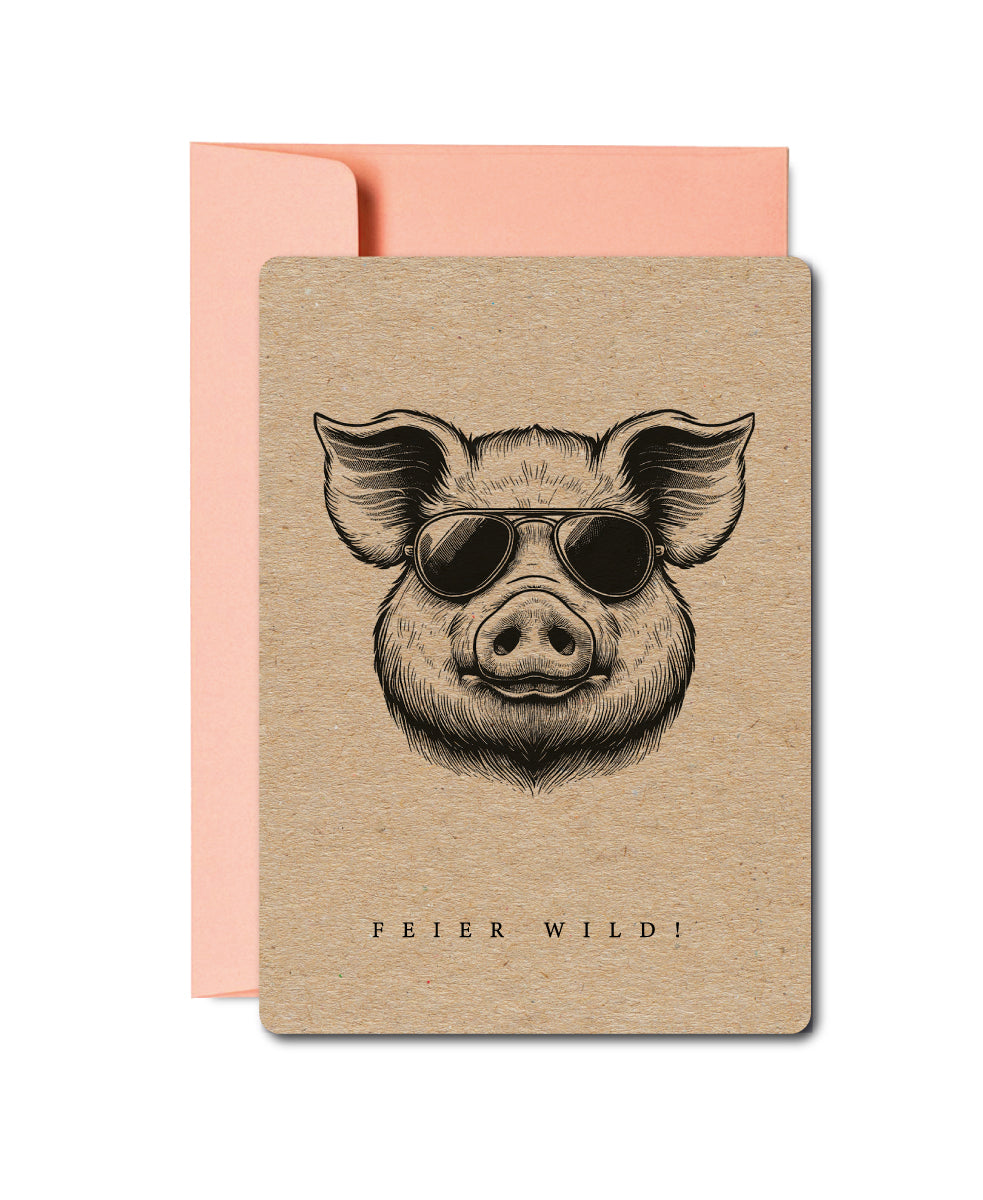 Grusskarten «Wildlife Tiere»