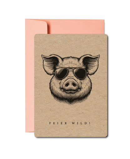 Grusskarten «Wildlife Tiere»