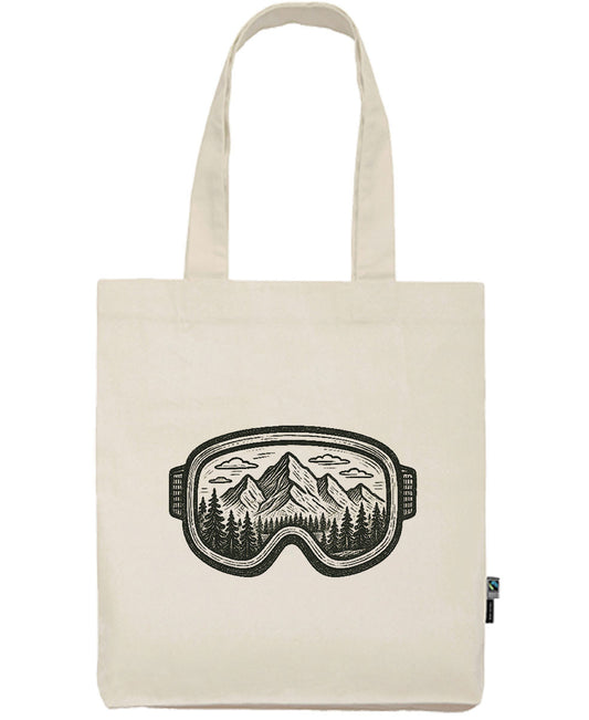 Baumwolltasche «Skibrille»