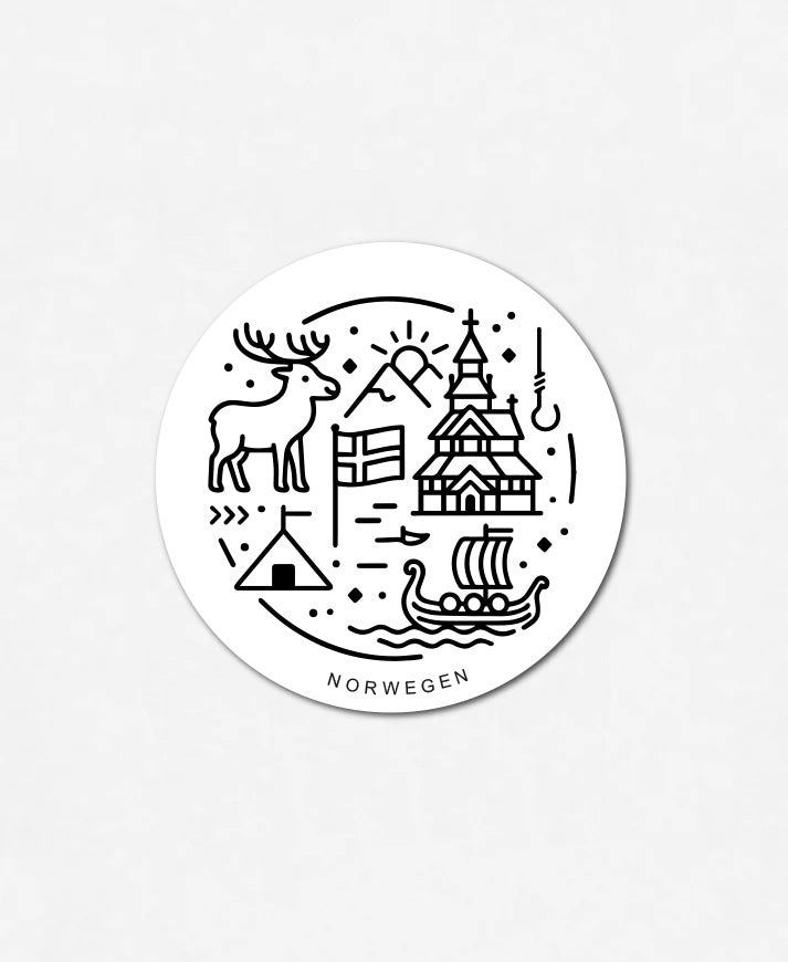 Sticker «Norwegen»