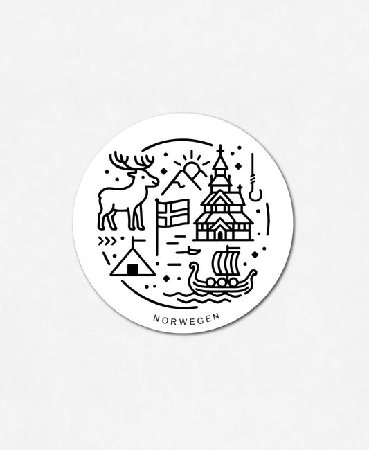 Sticker «Norwegen»