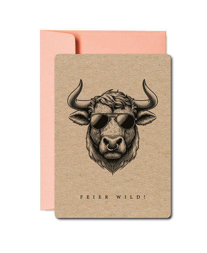 Grusskarten «Wildlife Tiere»